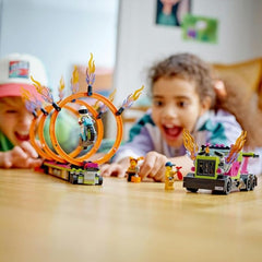 LEGO City Stunt Truck & Ring of Fire Challenge 6425788/60357 - Colorland Toys