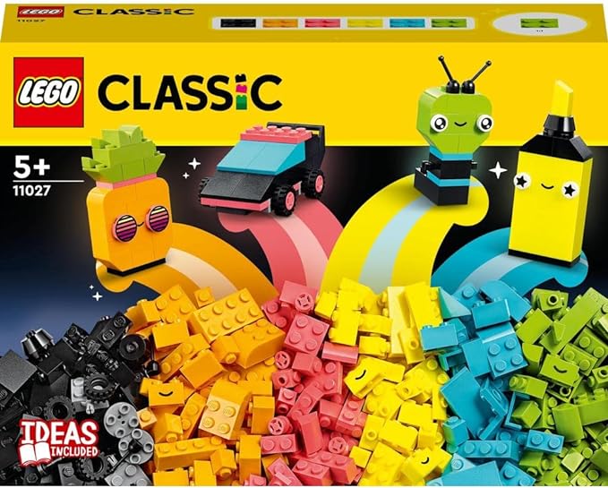 LEGO Classic Creative Neon Fun 6425572/11027 - Colorland Toys