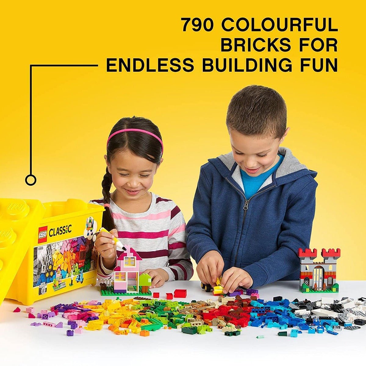 LEGO Classic Large Creative Brick Box 6102214/10698 - Colorland Toys