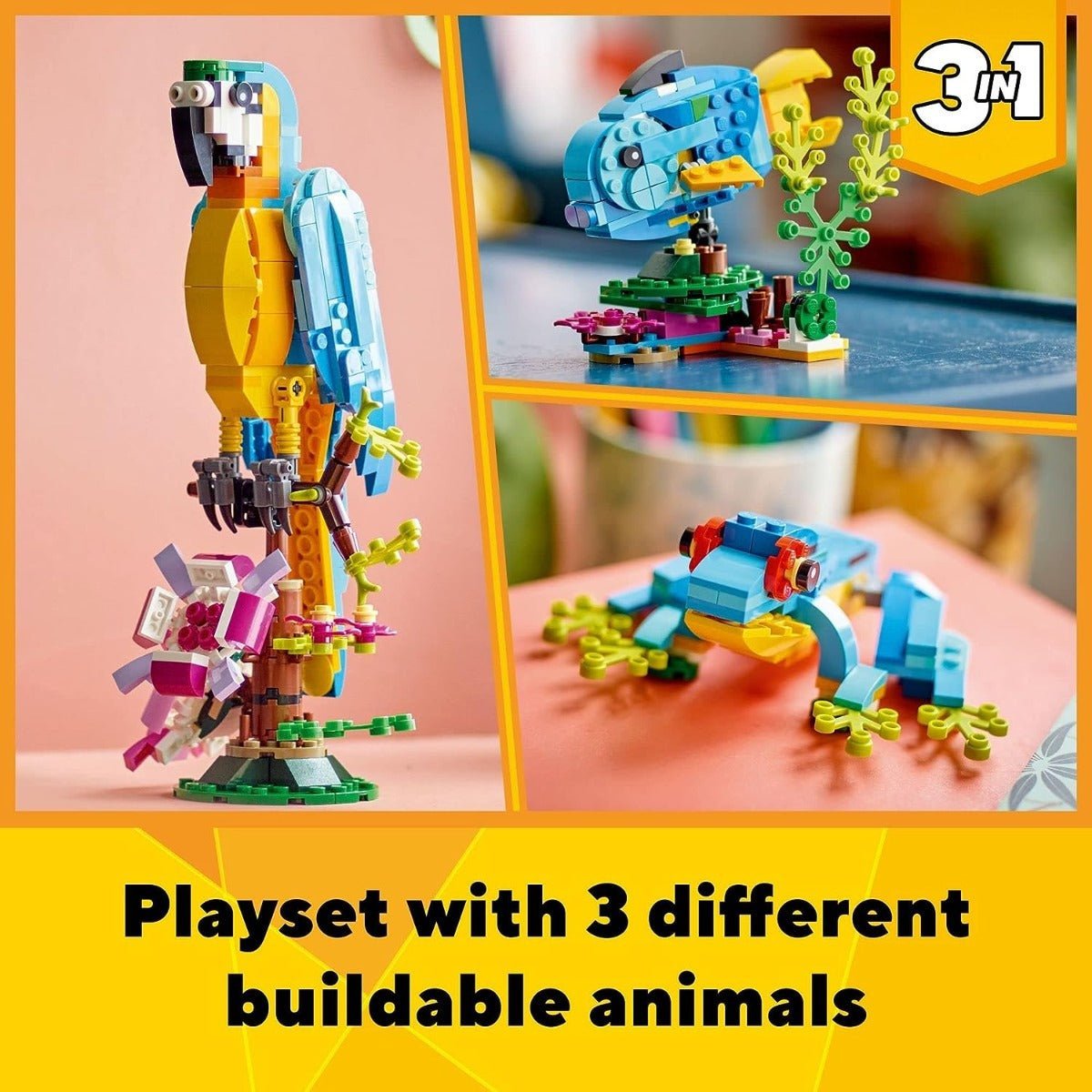 LEGO Creator Exotic Parrot - Colorland Toys