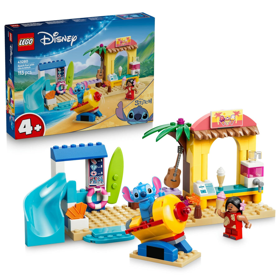 LEGO Disney Beach Fun with Lilo & Stitch Educational Toy (43280)