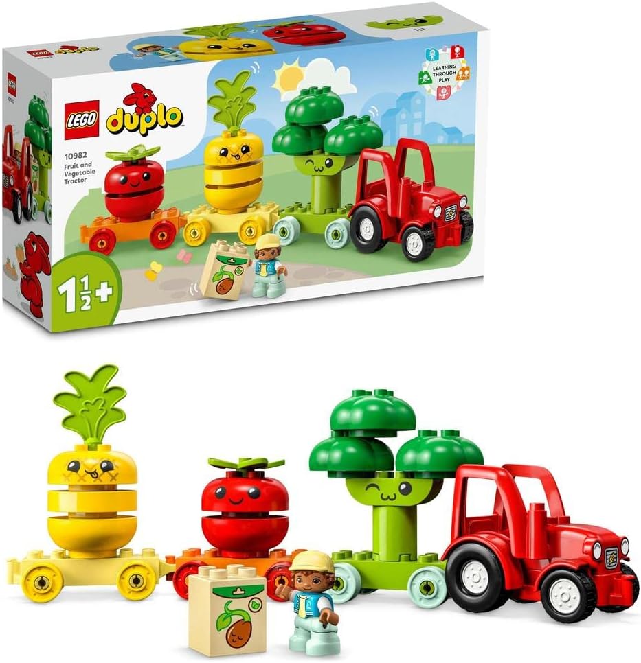 LEGO Duplo My First Fruit and Vegetable Tractor 6426525/10982 - Colorland Toys