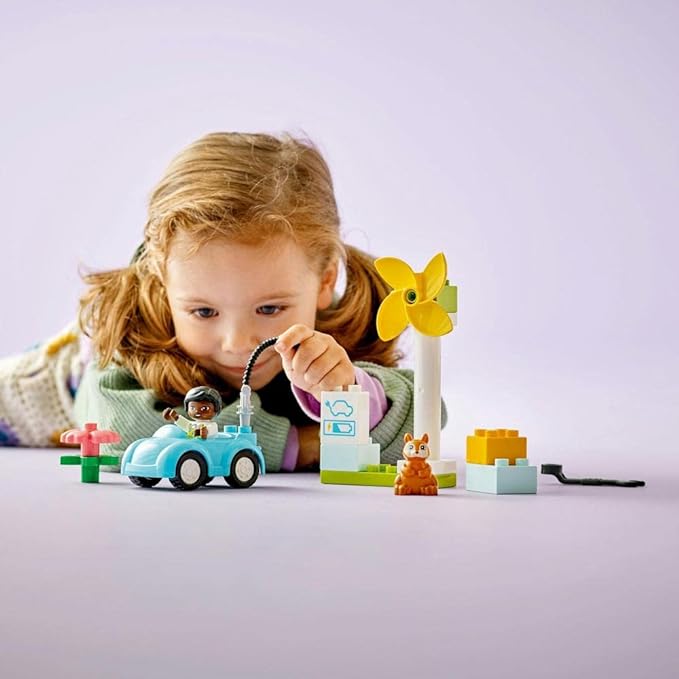 LEGO Duplo Wind Turbine And Electric Car - Colorland Toys