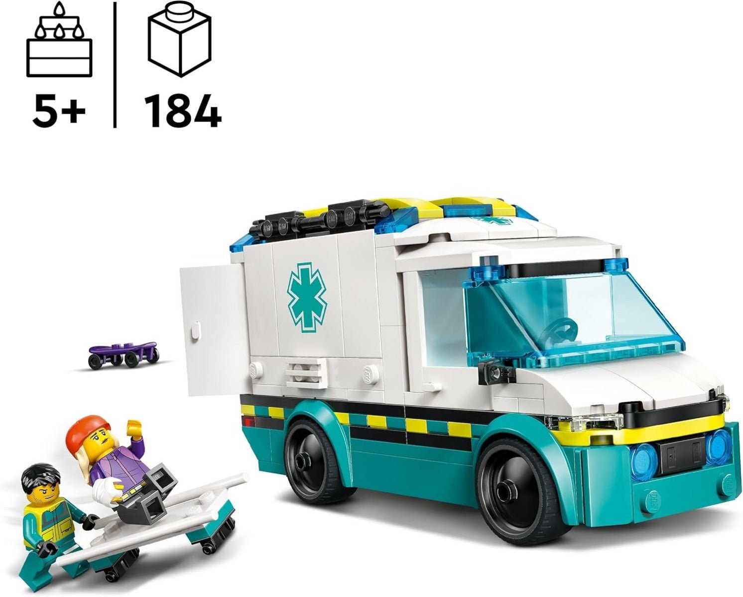 LEGO Emergency Ambulance 6526280/60451 - Colorland Toys