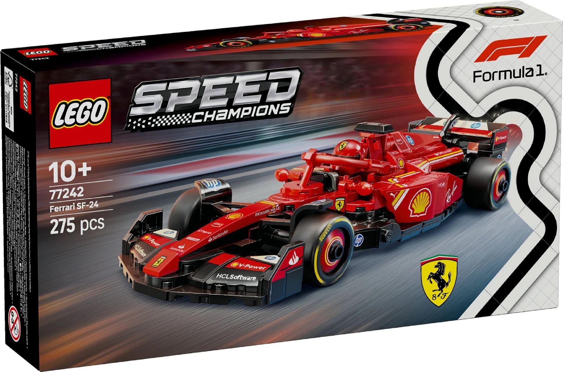 LEGO Ferrari Sf - 24 F1 Race Car 77242 - Colorland Toys