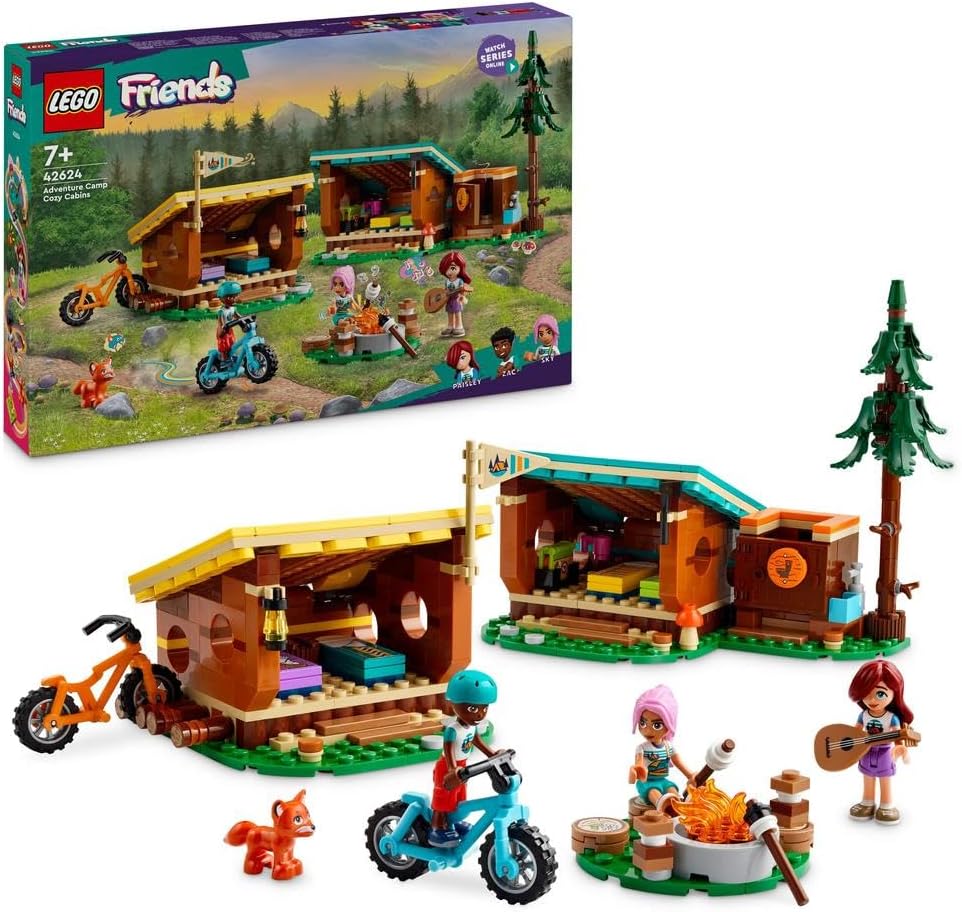LEGO Friends Adventure Camp Cozy Cabins 42624/6470700 - Colorland Toys