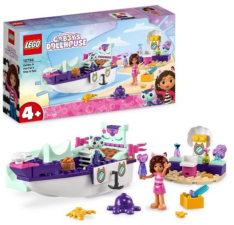 LEGO Gabby's Dollhouse Gabby & MerCat's Ship & Spa Set 6427546/10786 - Colorland Toys