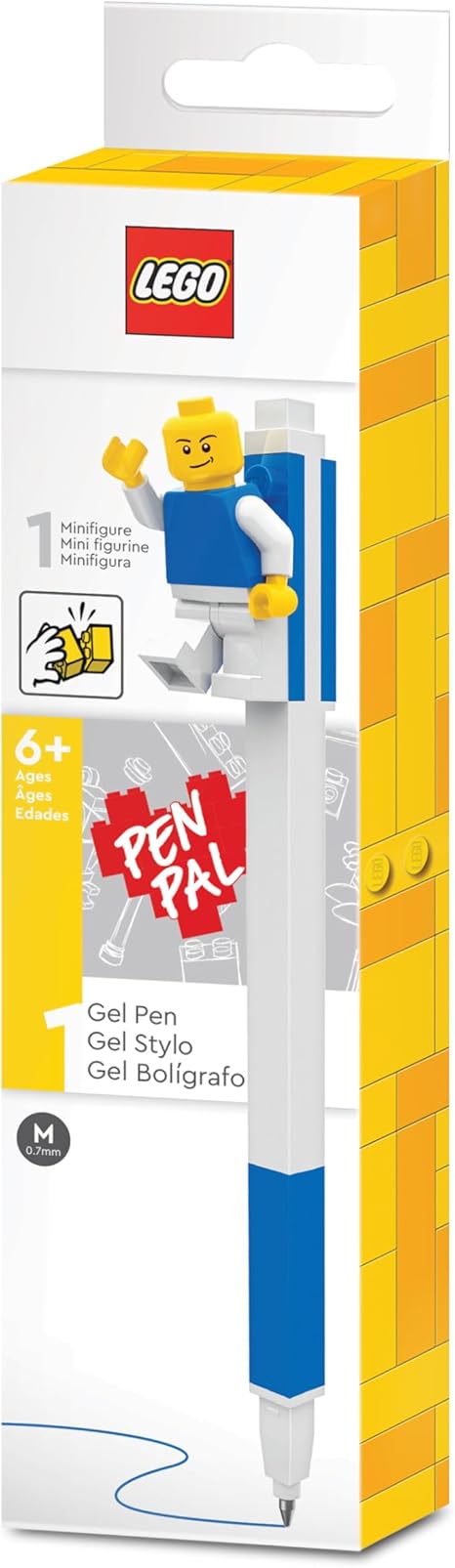 LEGO IQ Pen Pal Gel Pen With Minifigure Blue IQ - 52600 - Colorland Toys