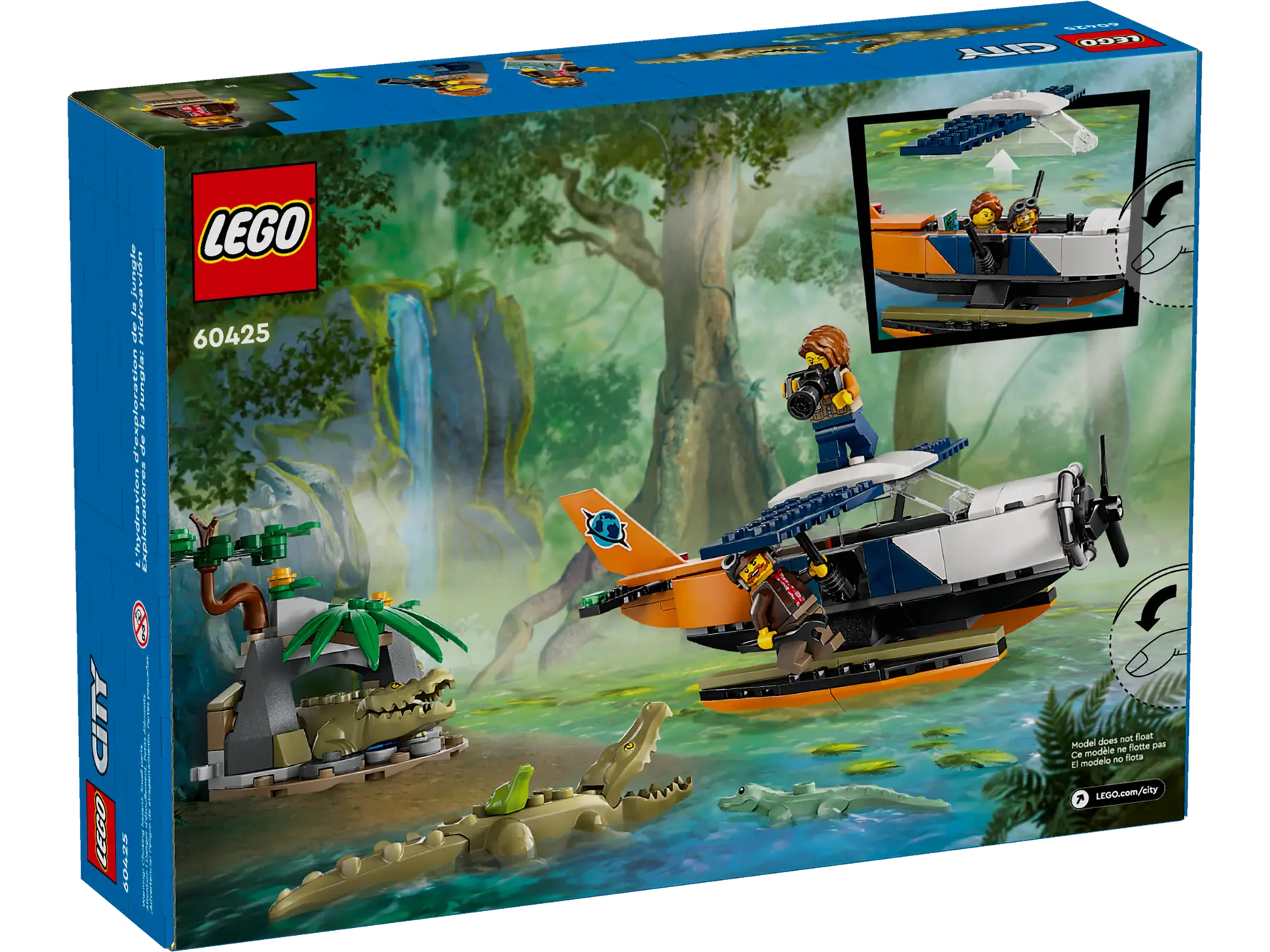 LEGO Jungle Explorer Water Plane 60425/6470815 - Colorland Toys
