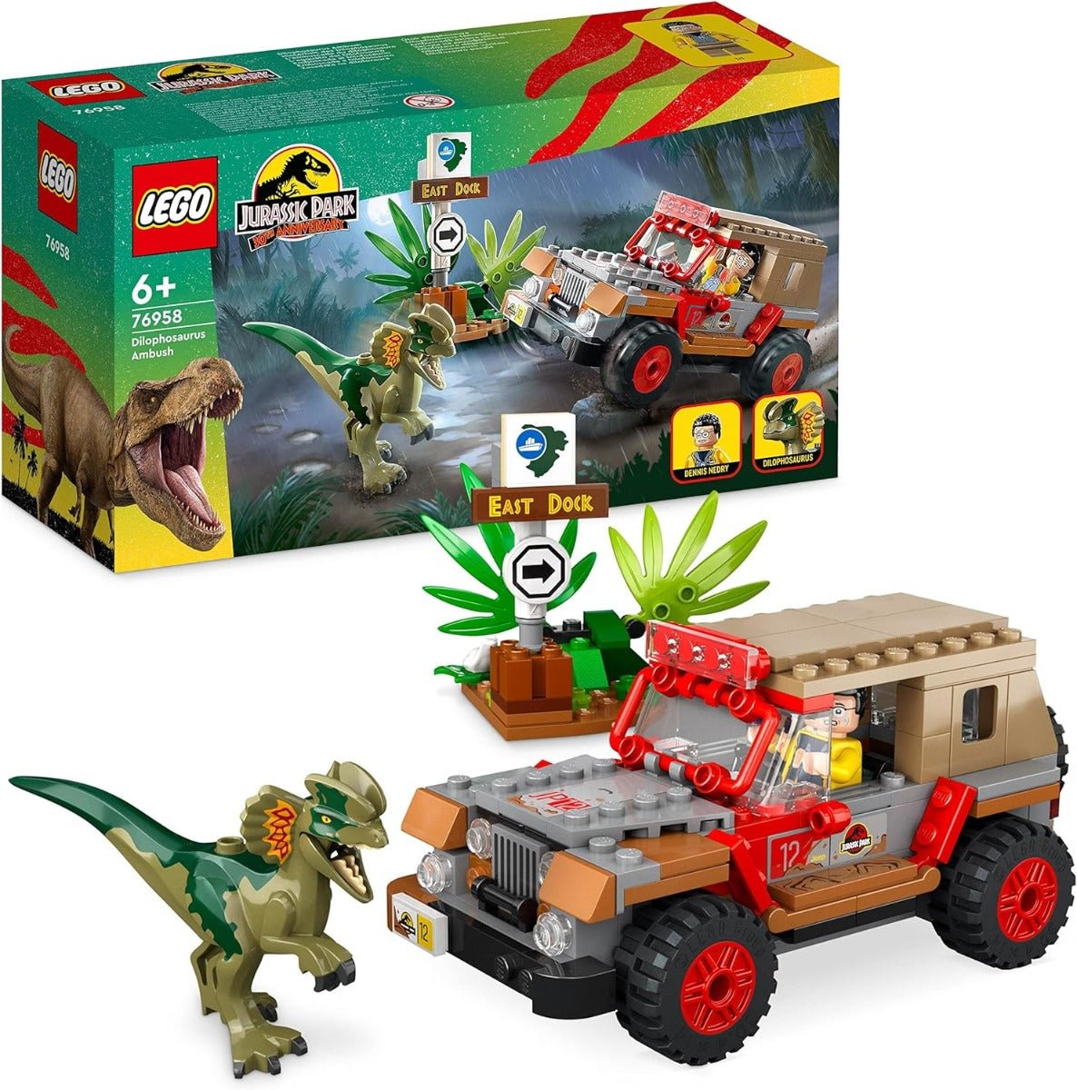 LEGO Jurassic World Dilophosaurus Ambush 76958/6427968 - Colorland Toys