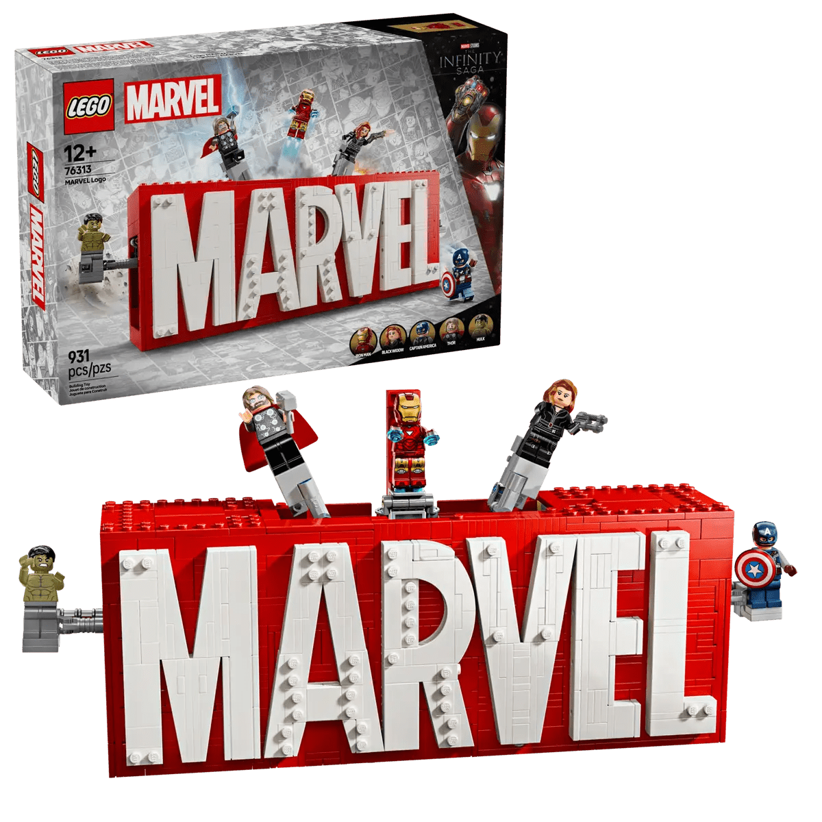 LEGO Marvel Logo & Minifigures V29 6527594/76313 - Colorland Toys