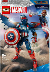 LEGO Marvel New Captain America Construction Figure 6474671/76296 - Colorland Toys