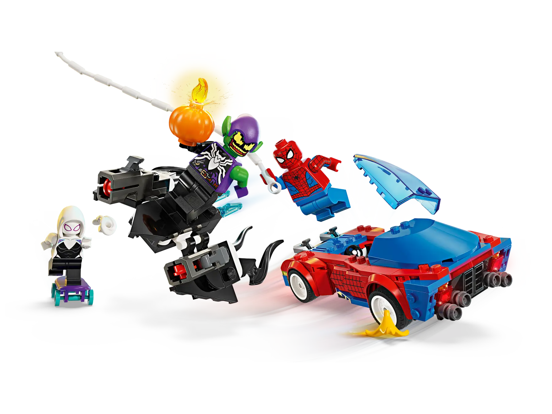 Lego Marvel Spider - Man Race Car & Venom Green Goblin - Colorland Toys