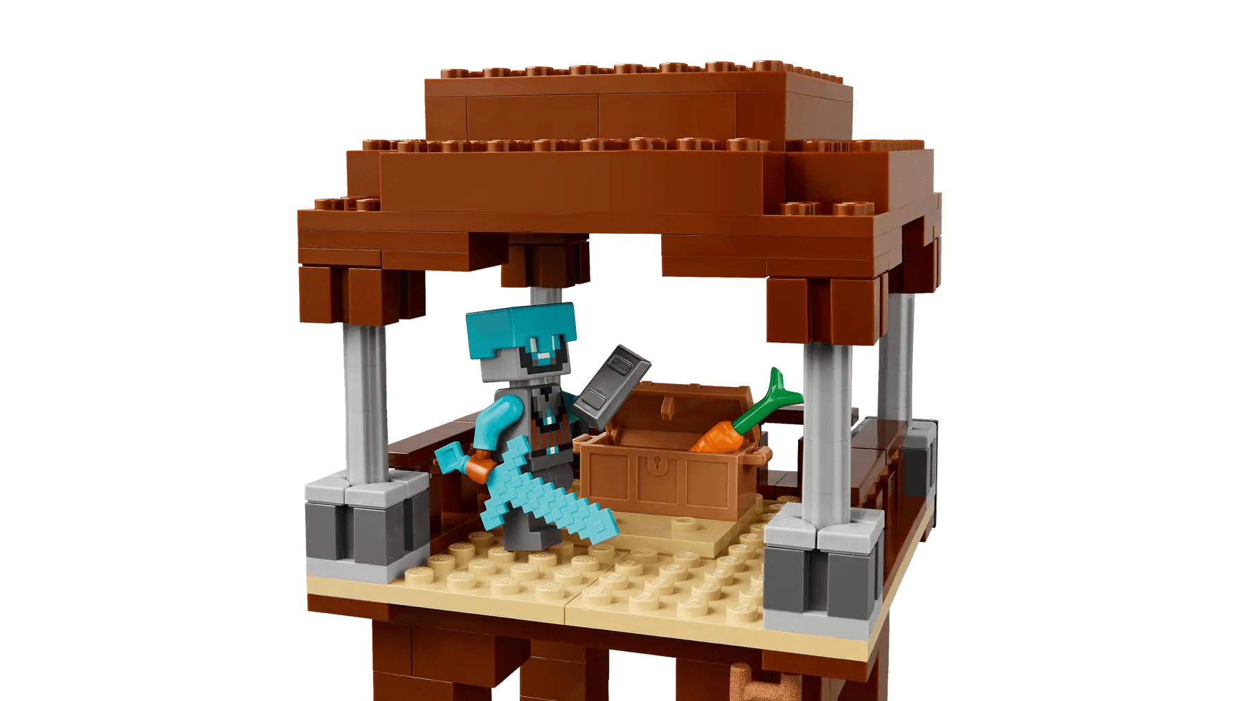 LEGO Minecraft The Pillager Outpost and Ravager 6526796/21278 - Colorland Toys