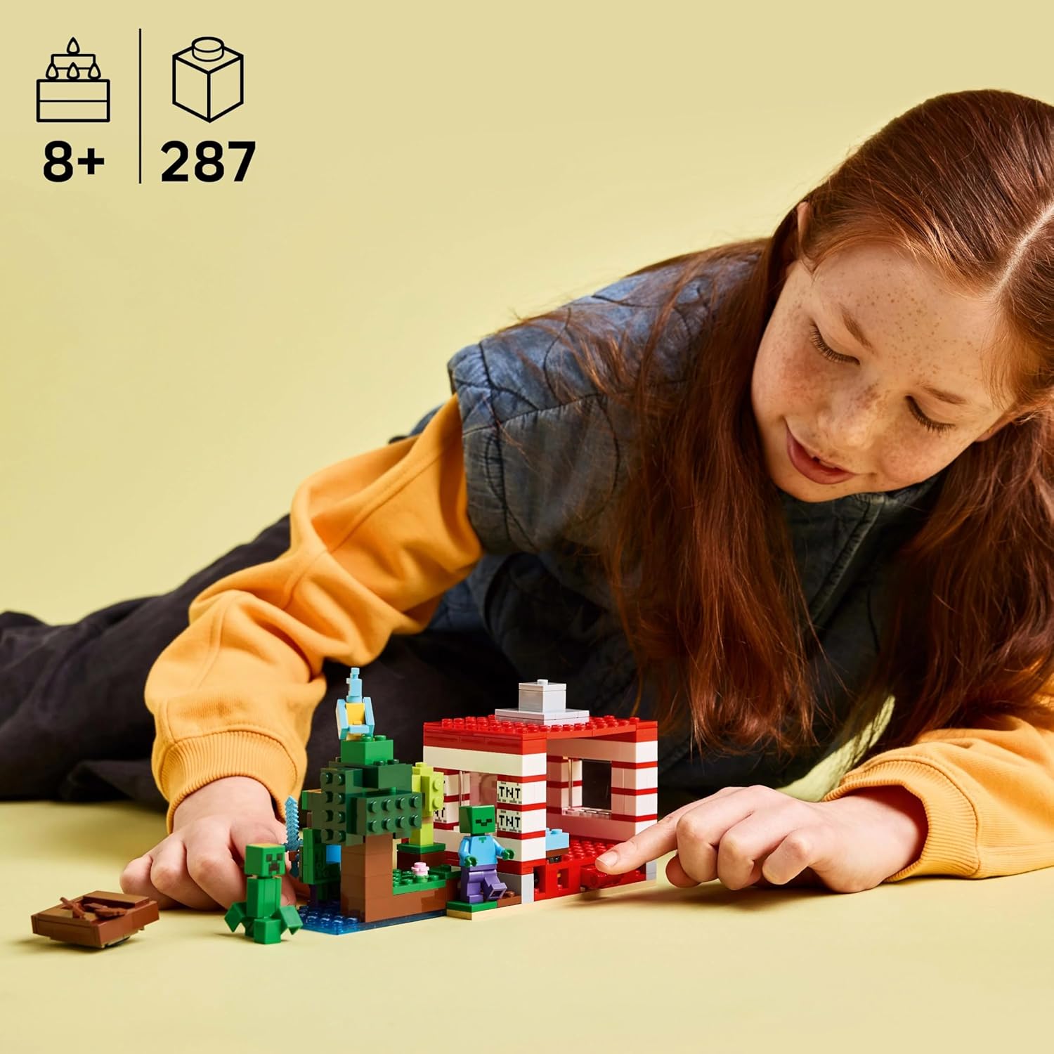 LEGO Minecraft The TNT Jungle House 6526790/21275 - Colorland Toys