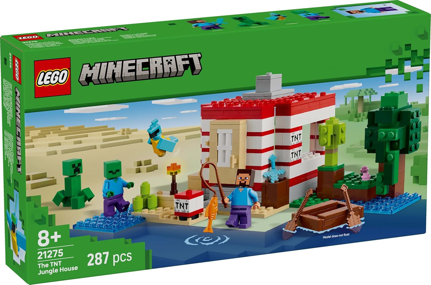 LEGO Minecraft The TNT Jungle House 6526790/21275 - Colorland Toys