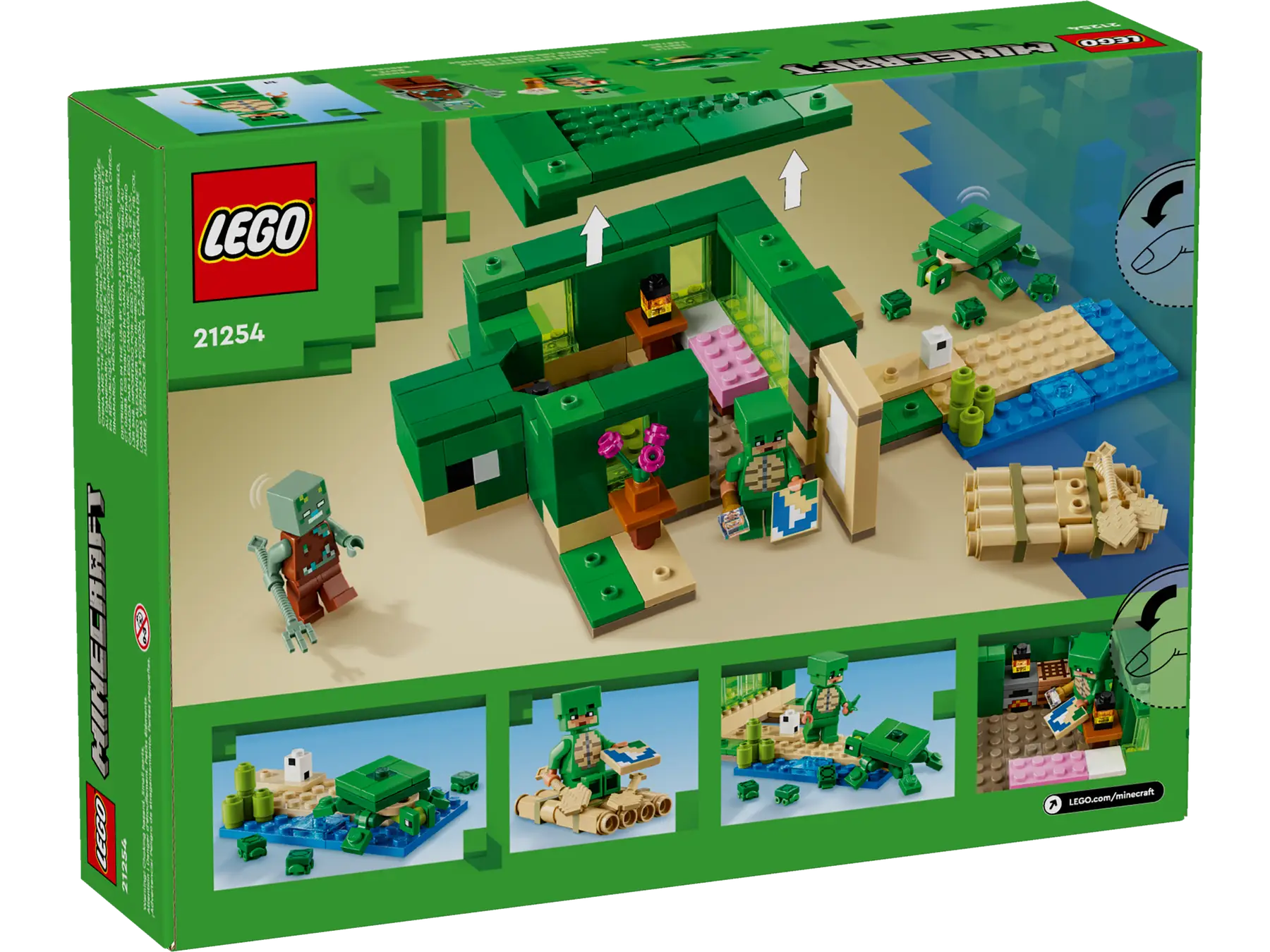 LEGO Minecraft The Turle Beach House - Colorland Toys