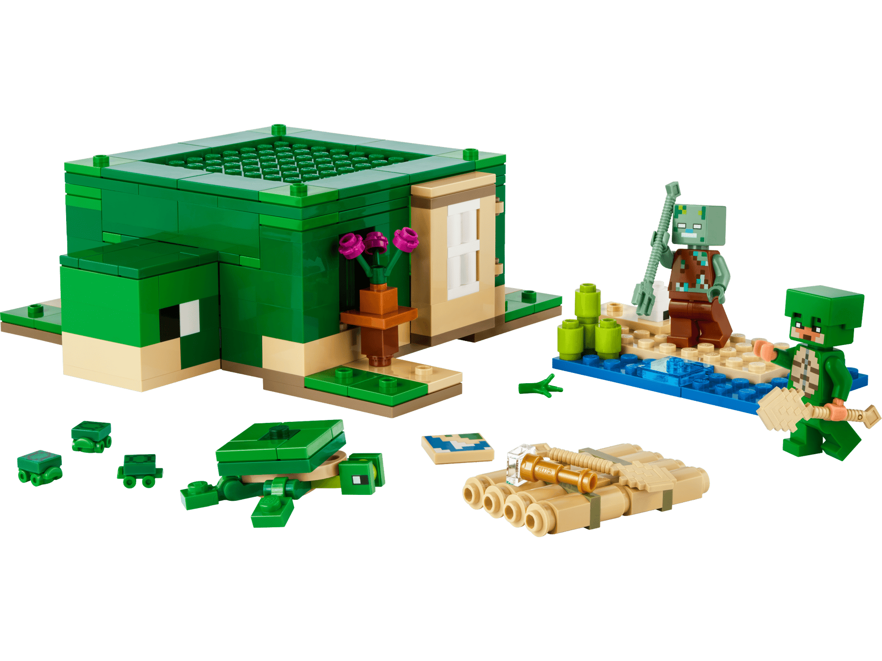 LEGO Minecraft The Turle Beach House - Colorland Toys