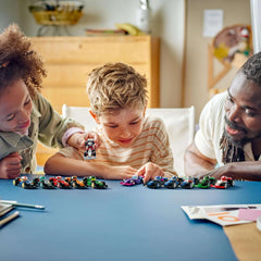 LEGO Minifigures F1 Collectible Race Car Mystery Box (71049) – 1 of 12 Mini Formula 1 Models with Driver Helmet & Moving Wheels - Colorland Toys