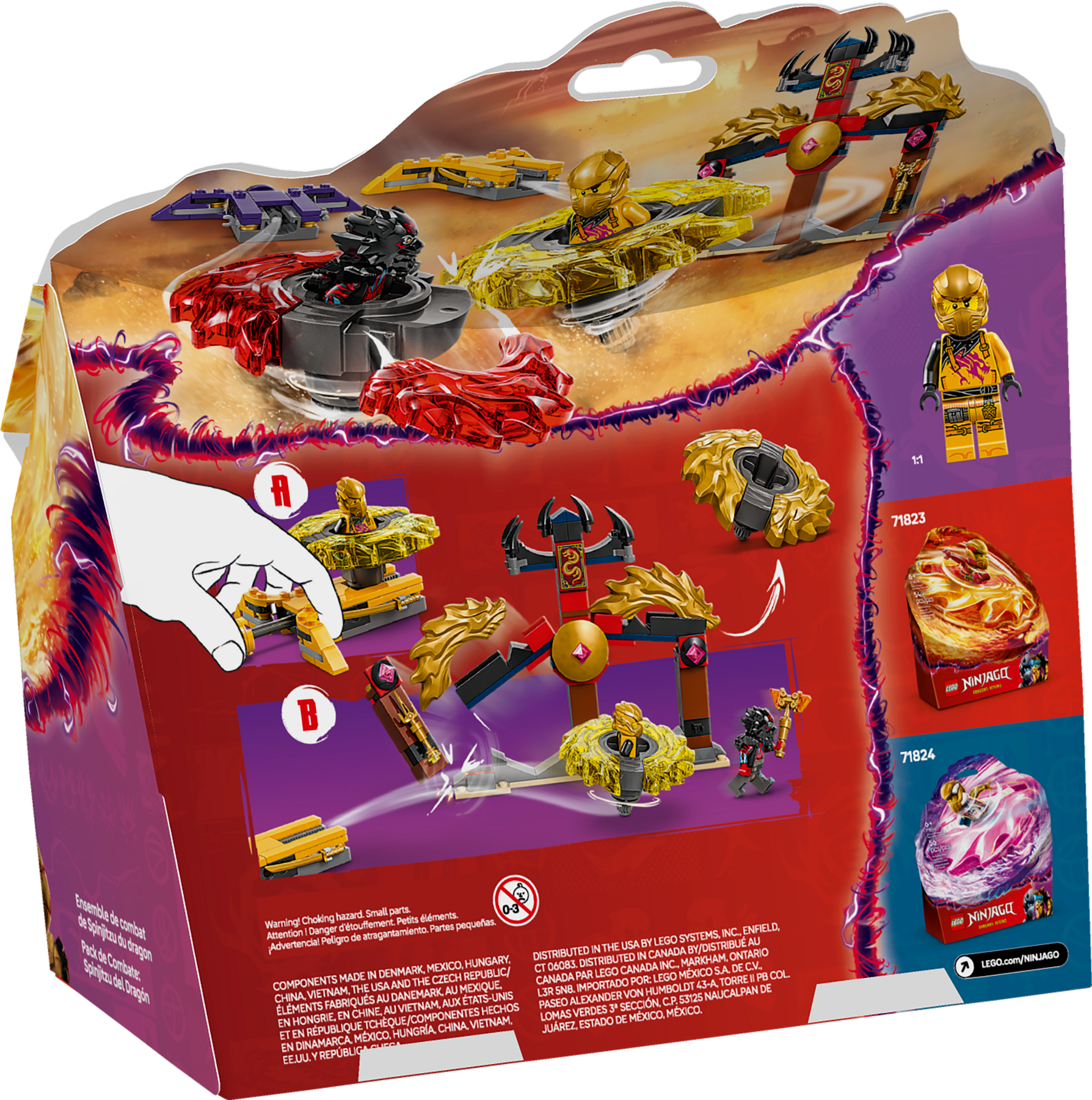 LEGO NINJAGO Dragon Spinjitzu Battle Pack 71826 - Colorland Toys