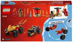 LEGO Ninjago Dragon's Rising Kai and Ras's Car and Bike Battle - Colorland Toys