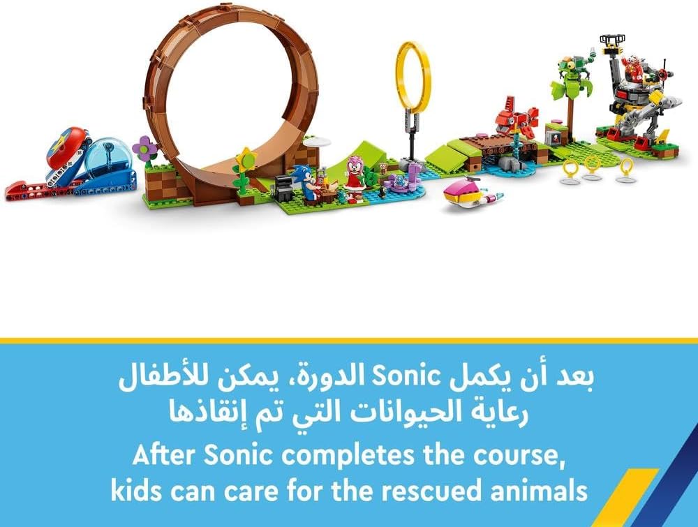 LEGO Sonic the Hedgehog Green Hill Zone Loop Challenge - Colorland Toys