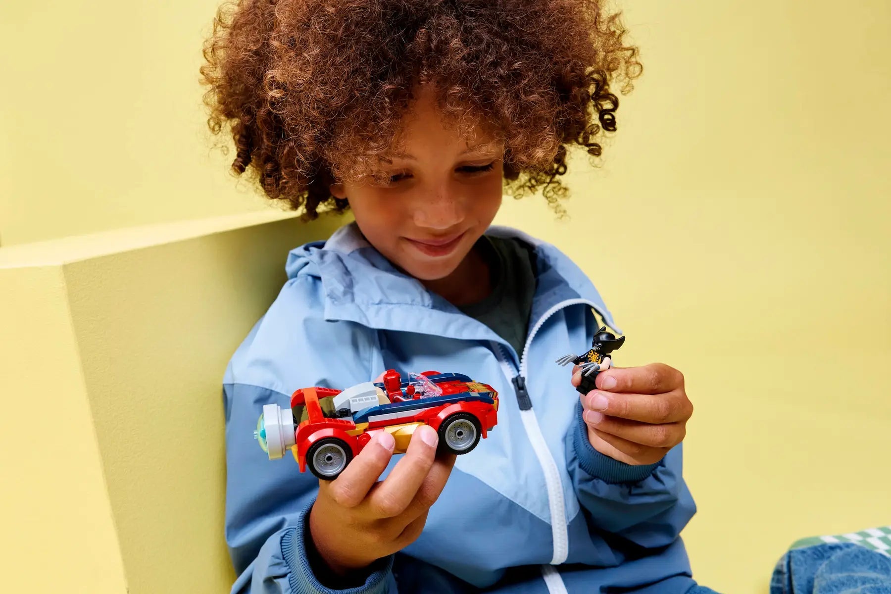 LEGO Super Heroes Spider - Man Car Vs. Venomized Wolverine 76336 - Colorland Toys