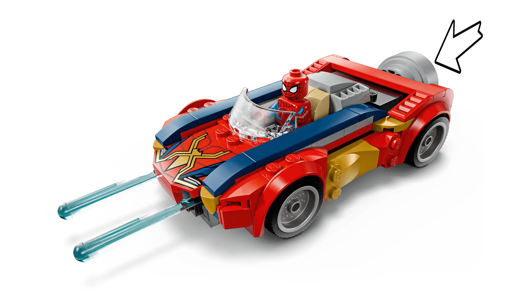 LEGO Super Heroes Spider - Man Car Vs. Venomized Wolverine 76336 - Colorland Toys