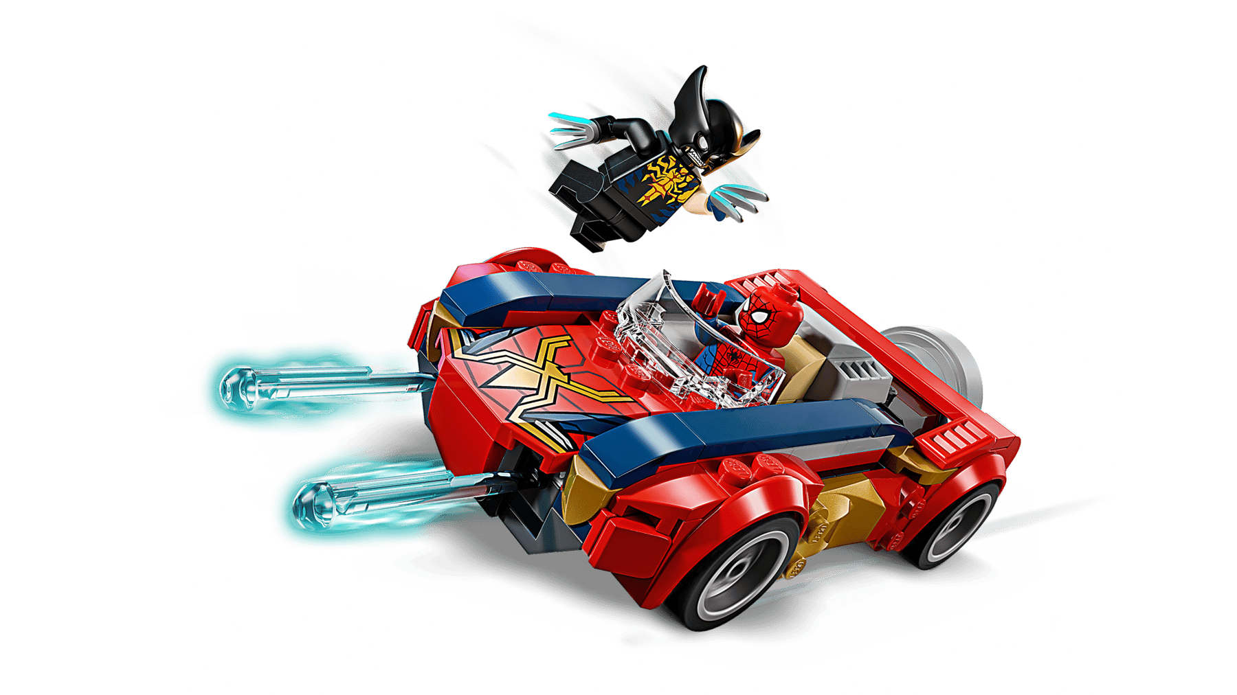 LEGO Super Heroes Spider - Man Car Vs. Venomized Wolverine 76336 - Colorland Toys