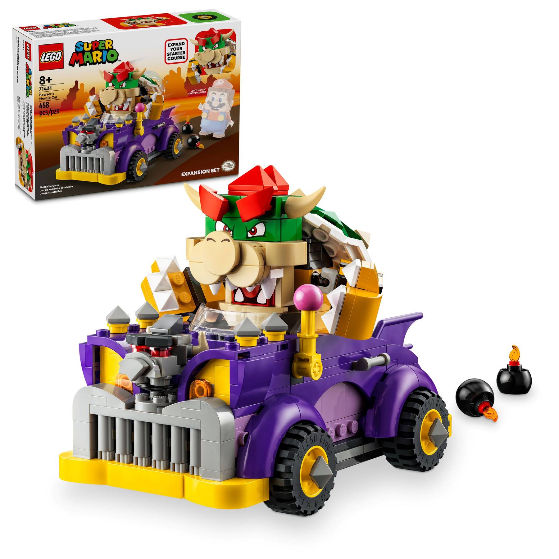 LEGO Super Mario Bowsers Muscle Car - Colorland Toys