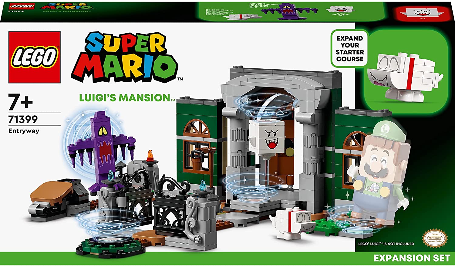 LEGO Super Mario Luigi Mansion Entryway Expansion Set 71399 - Colorland Toys
