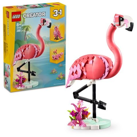 LEGO Wild Animals Pink Flamingo 6527863/31170 - Colorland Toys