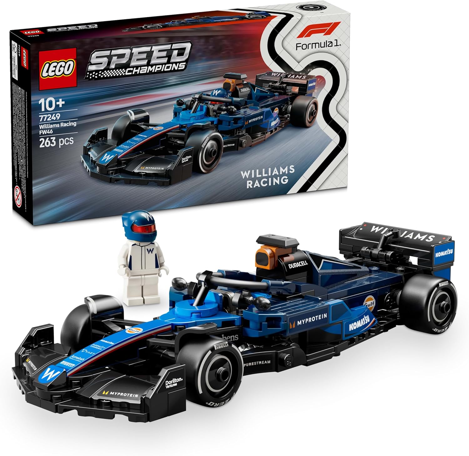 LEGO Williams Racing FW46 F1 Race Car 77249 - Colorland Toys