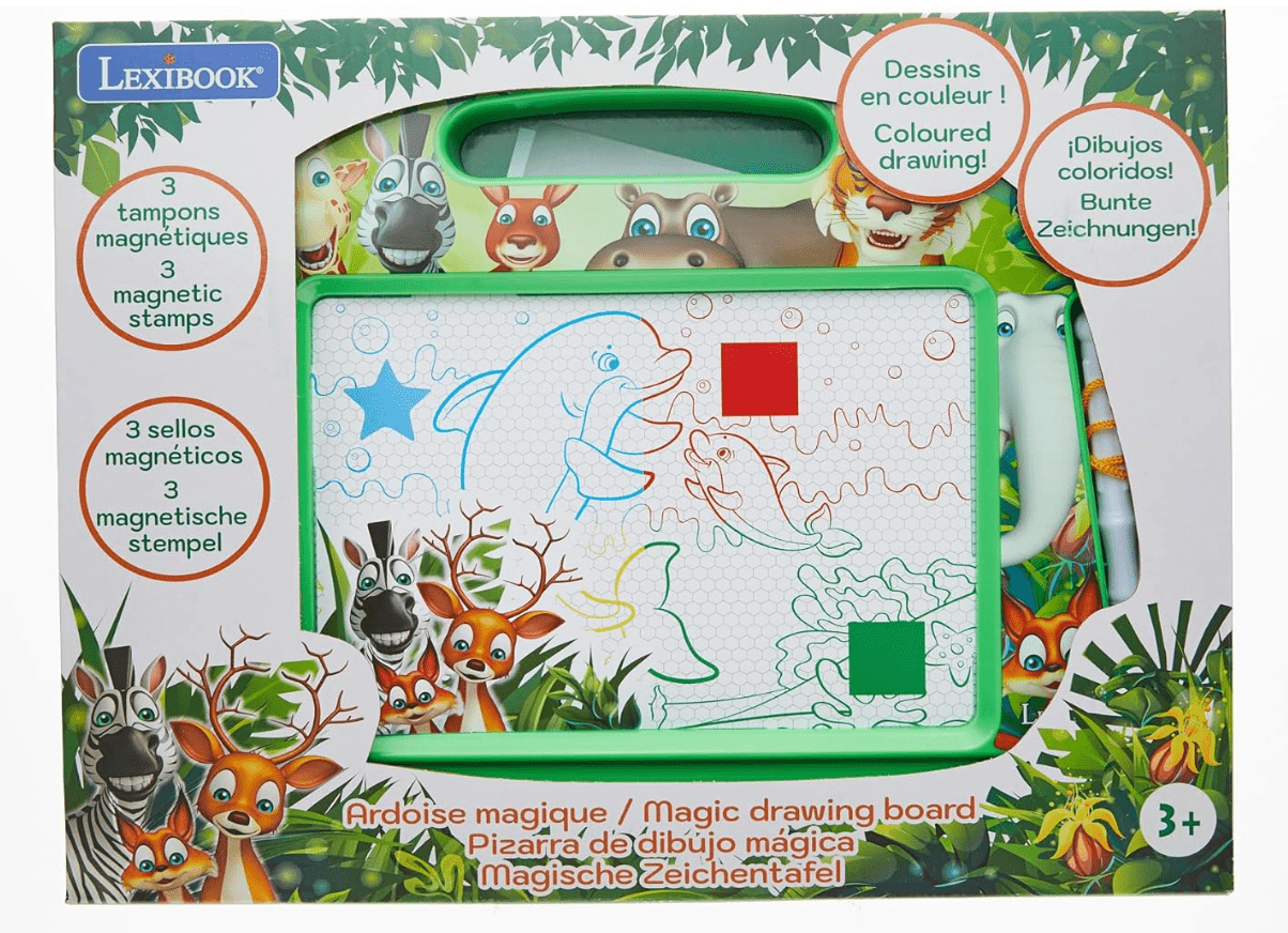 Lexibook Magnetic Multicolor Drawing Board The Animals CRANX550 - Colorland Toys