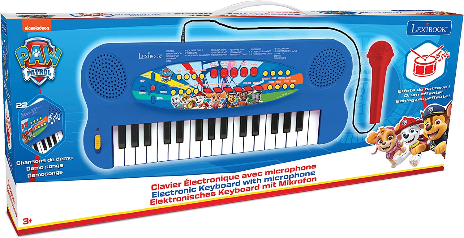 Lexibook Paw Patrol Electronic Keyboard With Mic K703PA - Colorland Toys