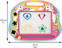 Lexibook Unicorn Magnetic Drawing Board with Accessories CRUNI550 - Colorland Toys