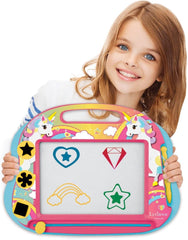 Lexibook Unicorn Magnetic Drawing Board with Accessories CRUNI550 - Colorland Toys