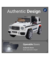 Licensed Mercedes - Benz G63 12V Childrens Ride On Jeep Blue ZS - 0002Q - Colorland Toys