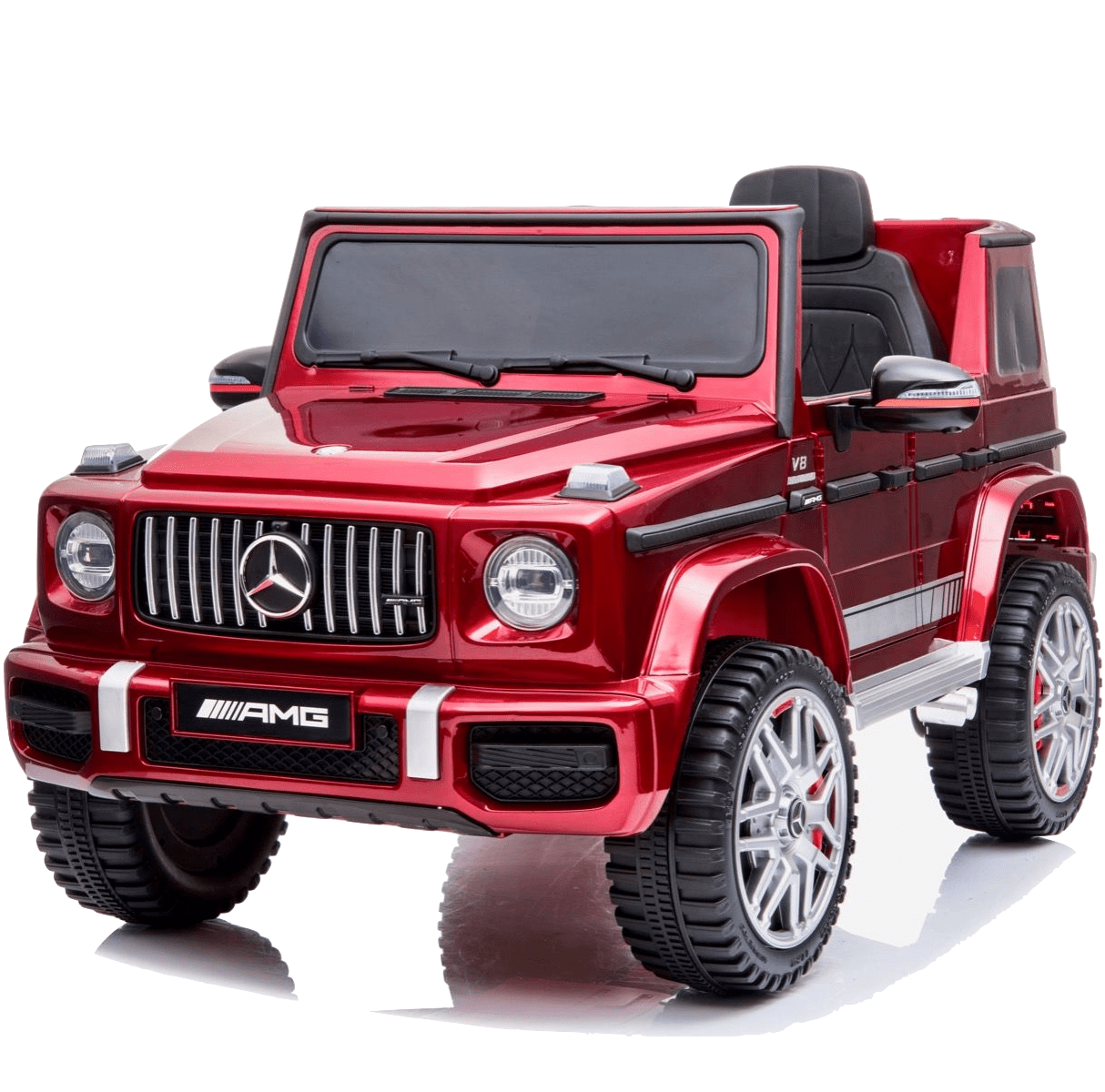 Licensed Mercedes - Benz G63 12V Childrens Ride On Jeep Red ZS - 0002Q - Colorland Toys