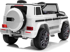 Licensed Mercedes - Benz G63 12V Childrens Ride On Jeep White ZS - 0002Q - Colorland Toys