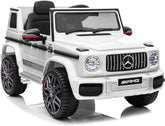 Licensed Mercedes - Benz G63 12V Childrens Ride On Jeep White ZS - 0002Q - Colorland Toys