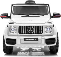 Licensed Mercedes - Benz G63 12V Childrens Ride On Jeep White ZS - 0002Q - Colorland Toys