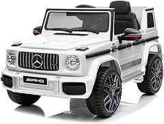 Licensed Mercedes - Benz G63 12V Childrens Ride On Jeep White ZS - 0002Q - Colorland Toys