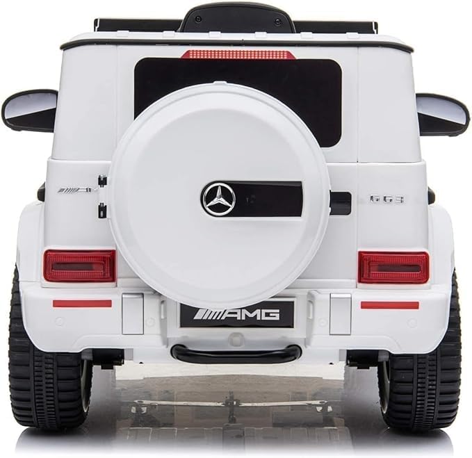 Licensed Mercedes - Benz G63 12V Childrens Ride On Jeep White ZS - 0002Q - Colorland Toys