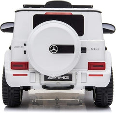Licensed Mercedes - Benz G63 12V Childrens Ride On Jeep White ZS - 0002Q - Colorland Toys