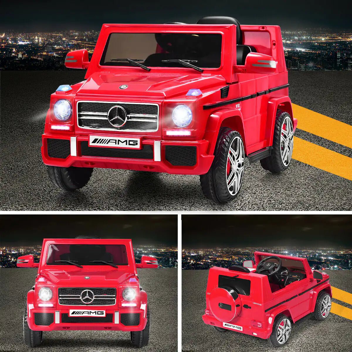 Licensed Mercedes Benz Kids Ride on Powered Car with Remote Controller - Colorland Toys