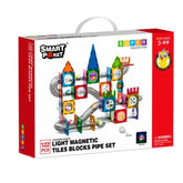 Light Magnetic Piece Plumbing Set 122 Pieces - Colorland Toys