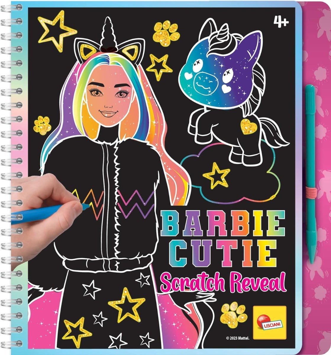 Lisciani Barbie Cutie Scratch Reveal 12433 - Colorland Toys