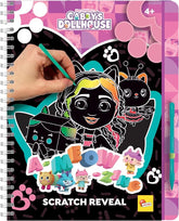 Lisciani Gabby's Dollhouse Sketchbook A - Meow - Zing Scratch Reveal 12976 - Colorland Toys