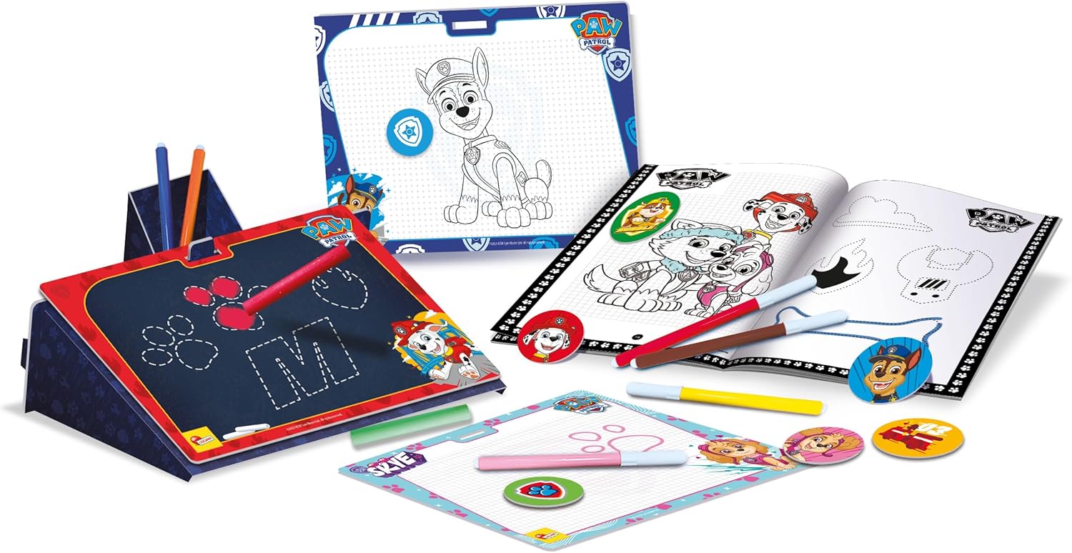 Lisciani Paw Patrol Colouring And Drawing School In Backpack 103324 - Colorland Toys